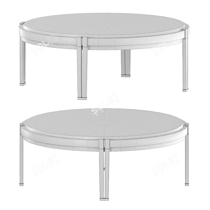 Elegant Center Table - Mary 3D model image 2