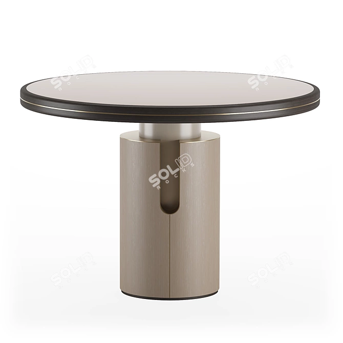 Frato Pedestal Table Pasadena - Elegant and Versatile 3D model image 1