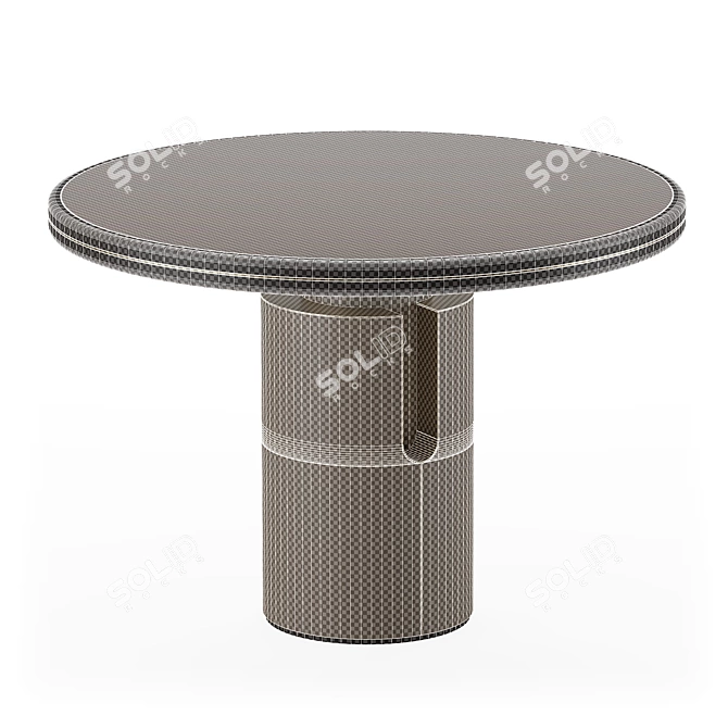 Frato Pedestal Table Pasadena - Elegant and Versatile 3D model image 3