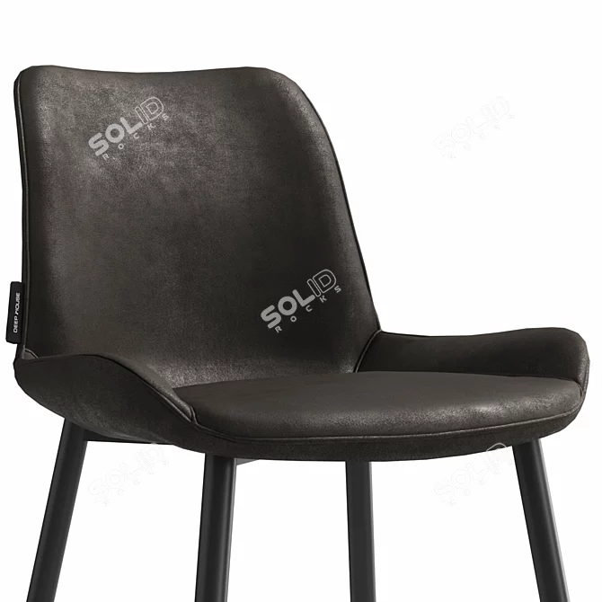 Trevizo Bar Stool, Two Colors 3D model image 5