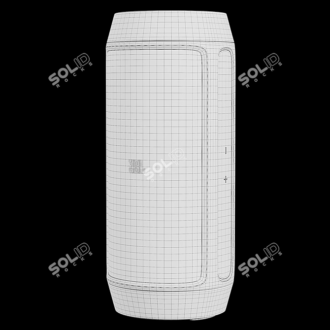 Portable JBL Charge 2 Speaker 3D model image 5