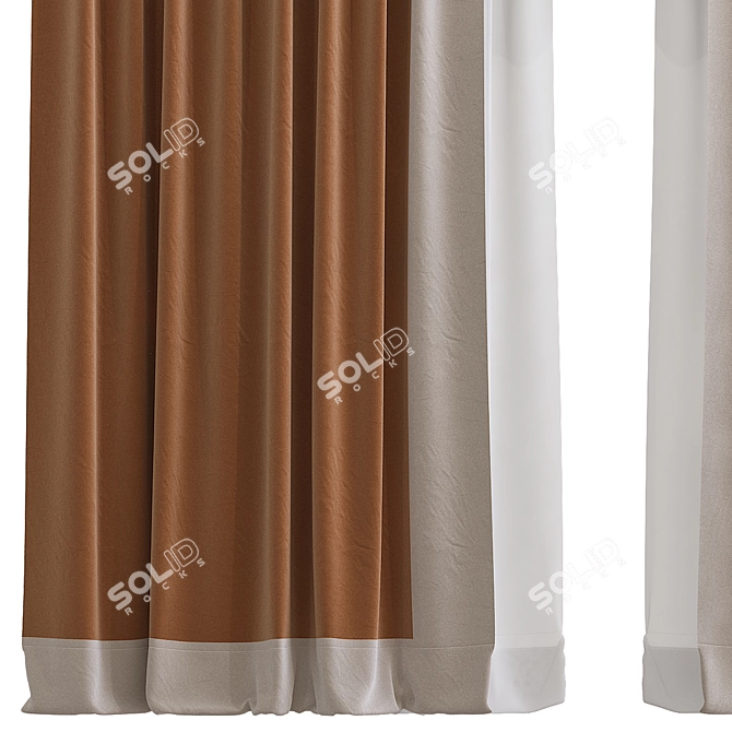 303 Curtain Revamp & Retopology 3D model image 2