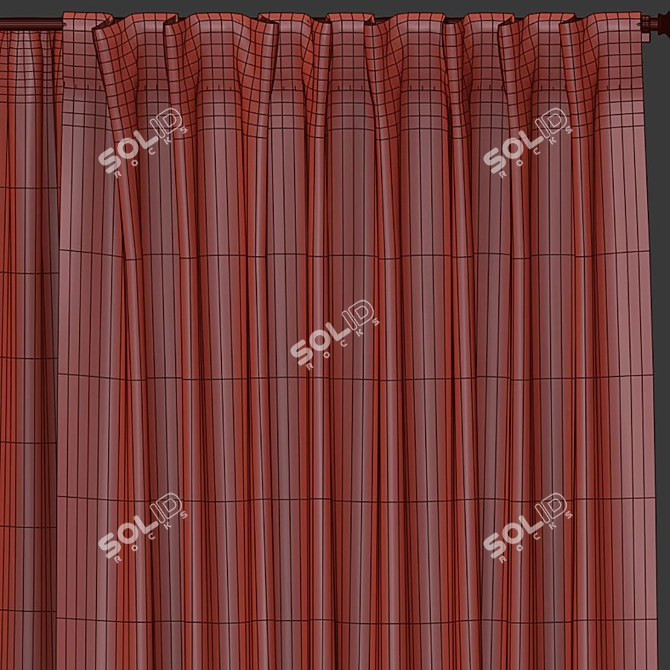 303 Curtain Revamp & Retopology 3D model image 5