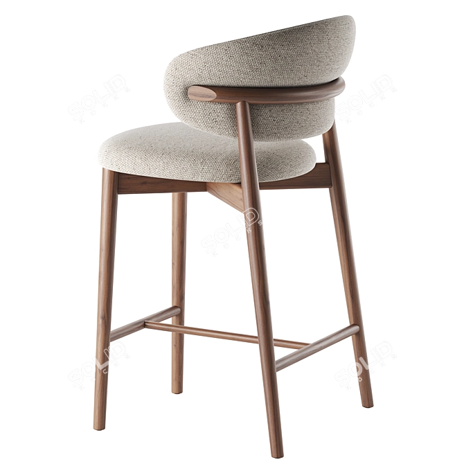 Modern Chic Oleandro Stool Design 3D model image 3