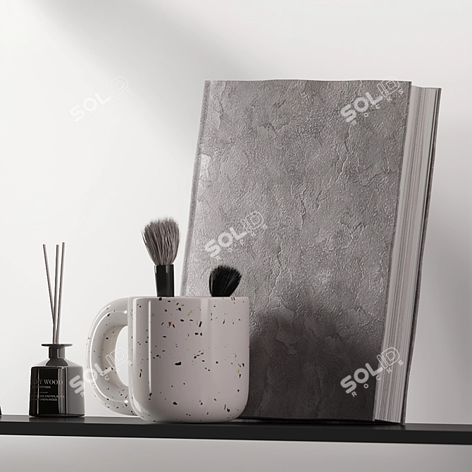 Elegant Home Decor Set 3D model image 3