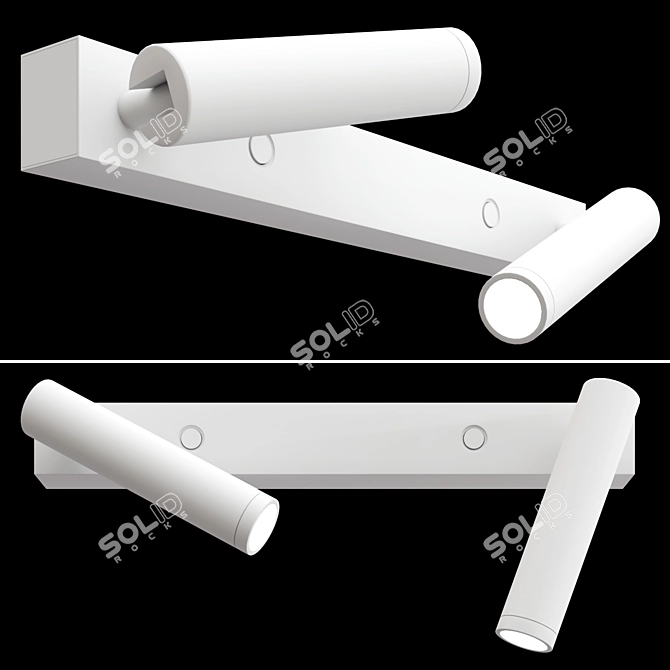 Modern HAIM Sonneman Wall Lights 3D model image 5