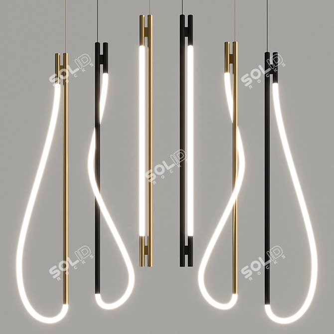 Elegant Glorify Chandelier 2013 3D model image 3