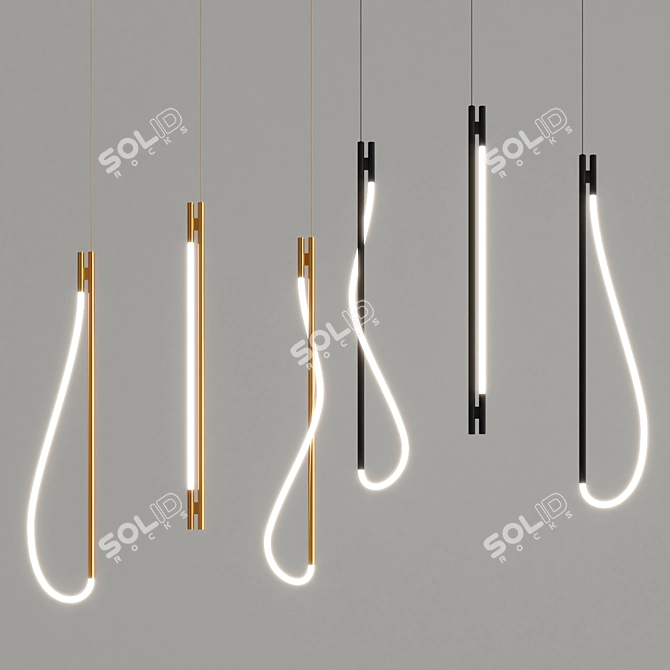 Elegant Glorify Chandelier 2013 3D model image 6