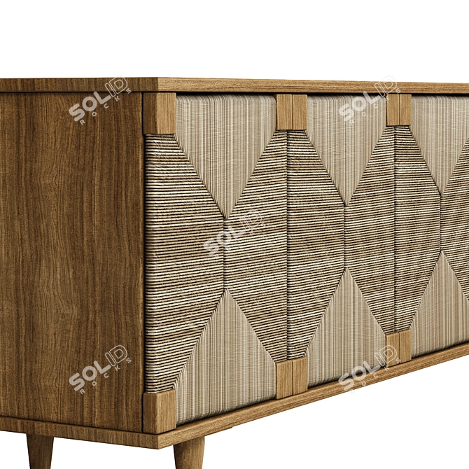 Teak Sideboard by Alchemy_FINE HOME 3D model image 4