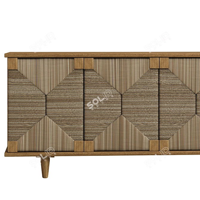 Teak Sideboard by Alchemy_FINE HOME 3D model image 9