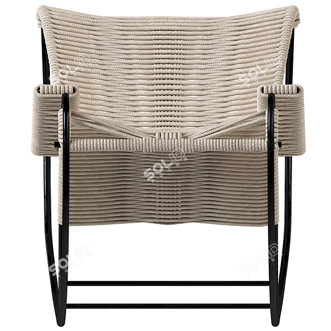 Acapulco Rocker Outdoor Lounge Chair 3D model image 2