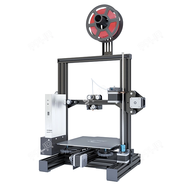 Precise 3D Printer for Upgrades 3D model image 5