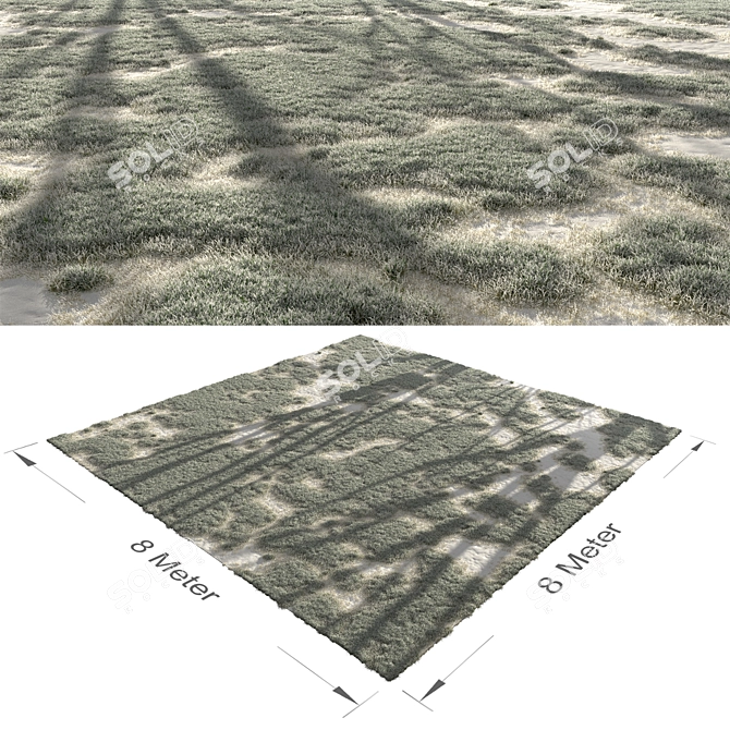 Winter Grass Pack: 3D Scatters 3D model image 6