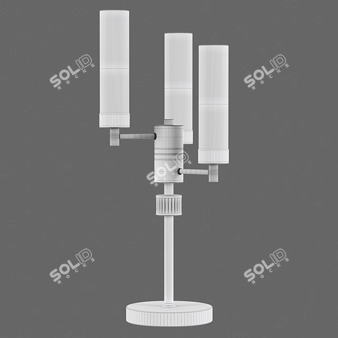 Elegant Kamilla Table Lamp 3D model image 4