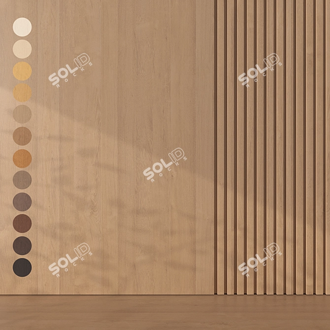 Oak Texture Kit 098 3D model image 1