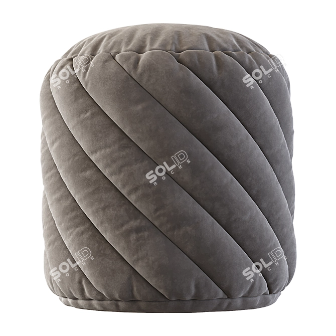 Modern Pouf N_22 Furniture Design 3D model image 4