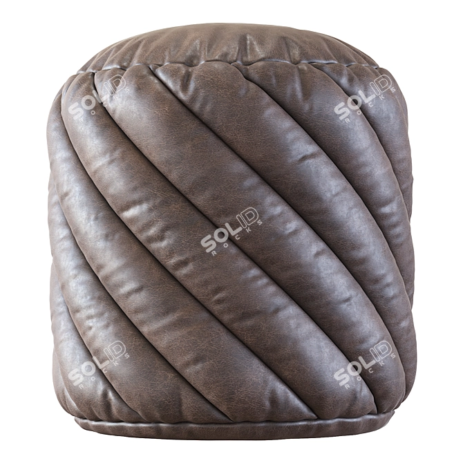 Modern Pouf N_22 Furniture Design 3D model image 5