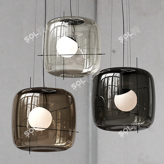 Sleek Design Keinan Lamp 3D model image 3