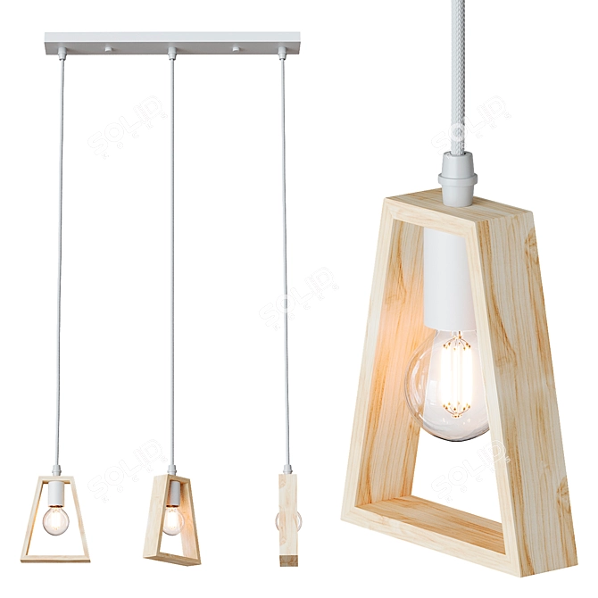 Eco-friendly Arte Lamp Brussels Pendant 3D model image 3