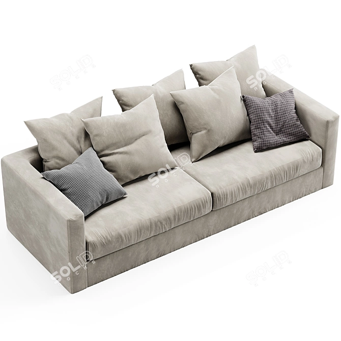 Modern 3D Sofa Model 2015 3D model image 2