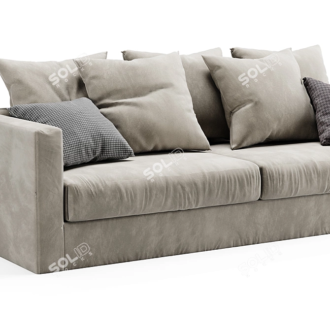 Modern 3D Sofa Model 2015 3D model image 3