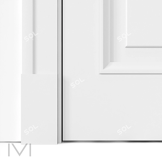 Paris Series Interior Doors 3D model image 3