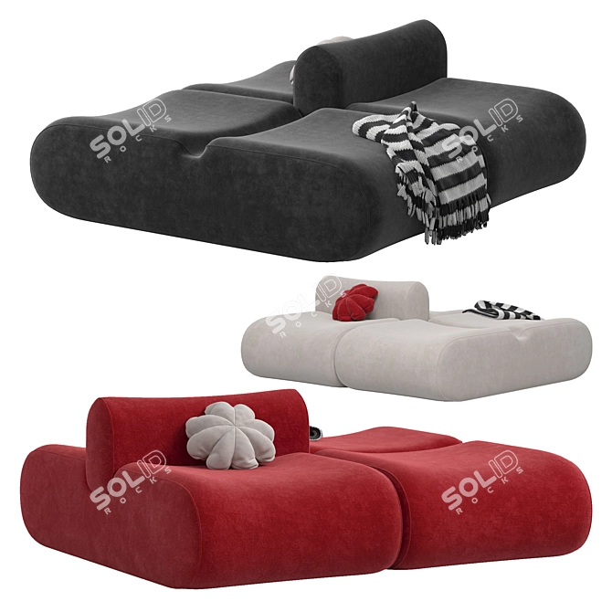 Modular Lemmy Sofa Set 3D model image 4