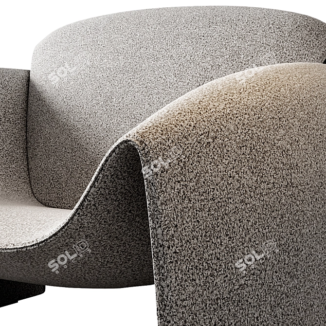  Modern Lounge Chair By Poliform 3D model image 3