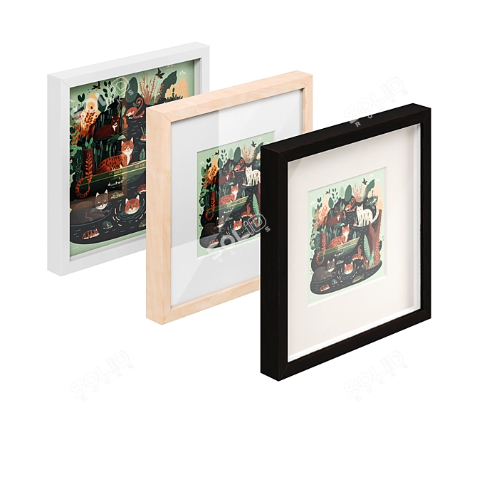 IKEA HOVSTA - Photo Frames 3D model image 2