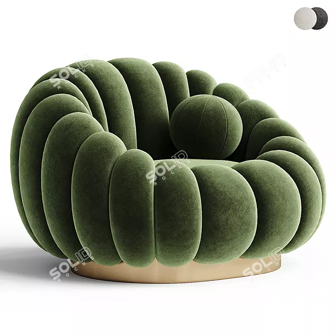 Modern ARTIPIECES CLOUD Armchair 3D model image 1