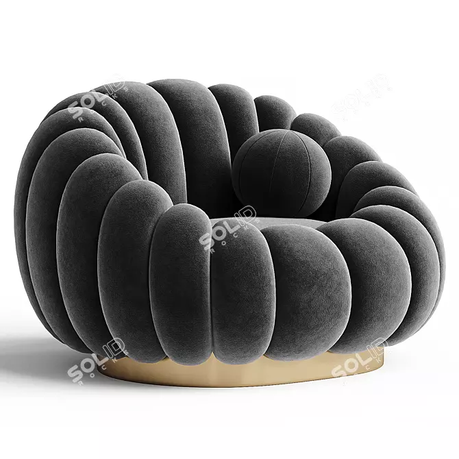 Modern ARTIPIECES CLOUD Armchair 3D model image 2