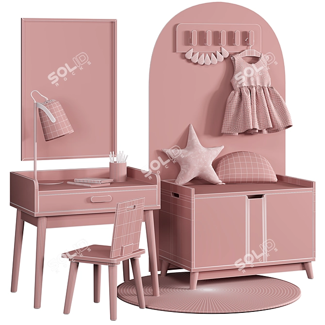 Sklum's Tom Kids Furniture Collection 3D model image 5