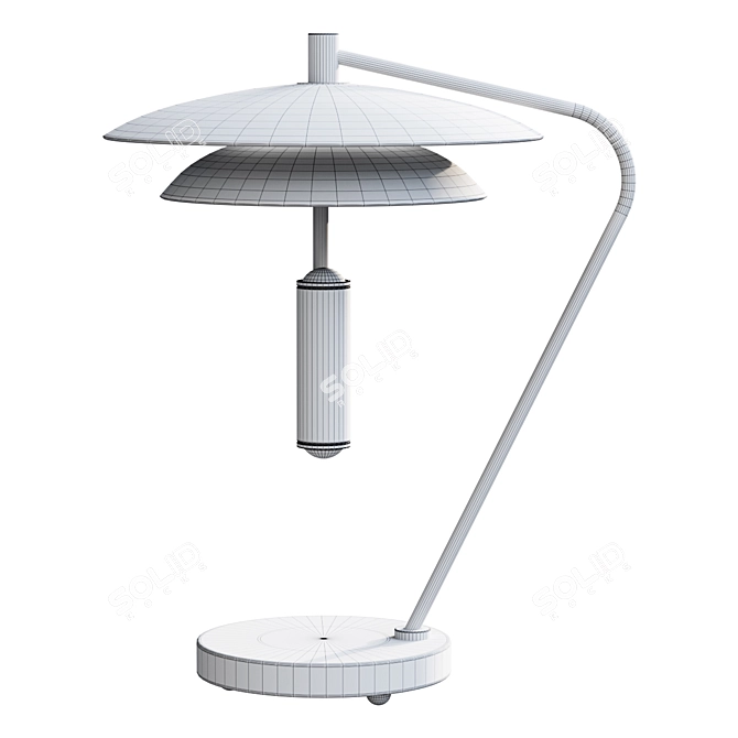 Basie Table Light - Elegant Home Illumination 3D model image 2