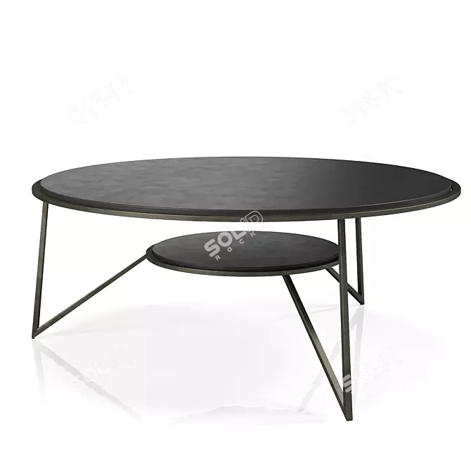 Stylish Stromboli Coffee Tables Set 3D model image 3