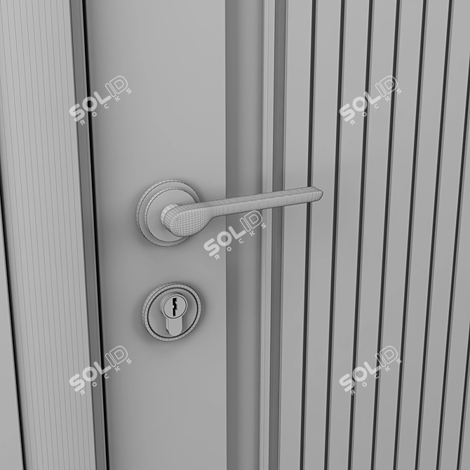 Orto Duo Door: Modern Elegance 3D model image 6