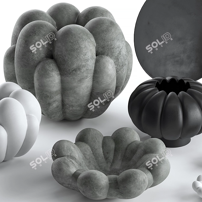 101 Copenhagen Set of 9 Vases 3D model image 2