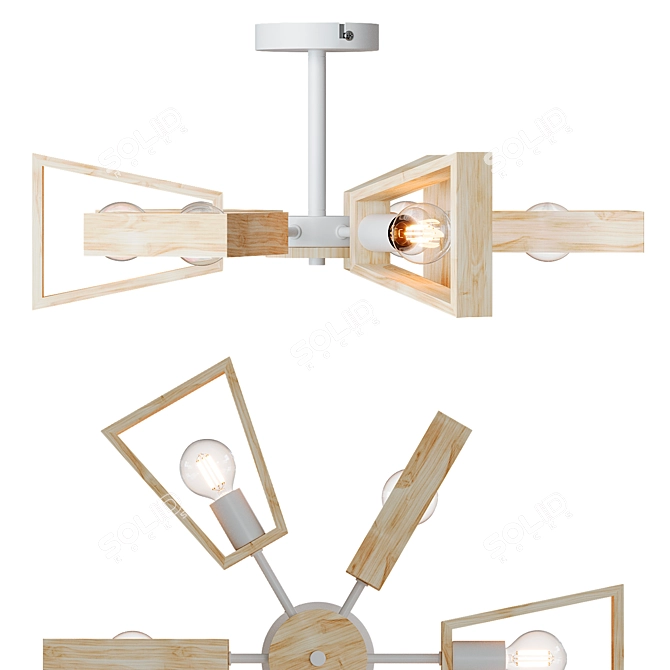 Arte Lamp Brussels Ceiling Chandelier 3D model image 3