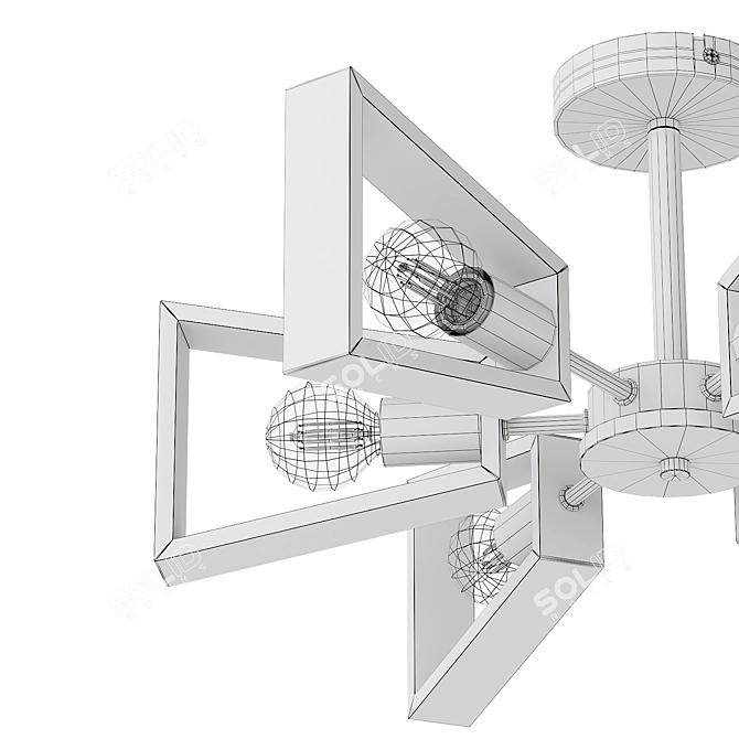 Arte Lamp Brussels Ceiling Chandelier 3D model image 7