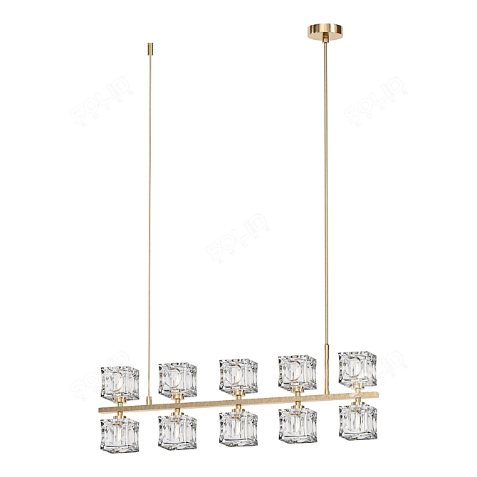 Elegant Gerardo Pendant Lighting 3D model image 2