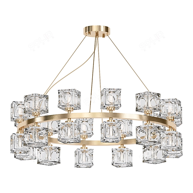 Elegant Gerardo Pendant Lighting 3D model image 3