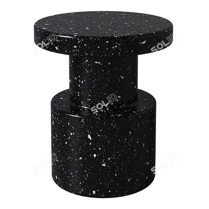 Modern Bit Stool: Stylish Seating 3D model image 2