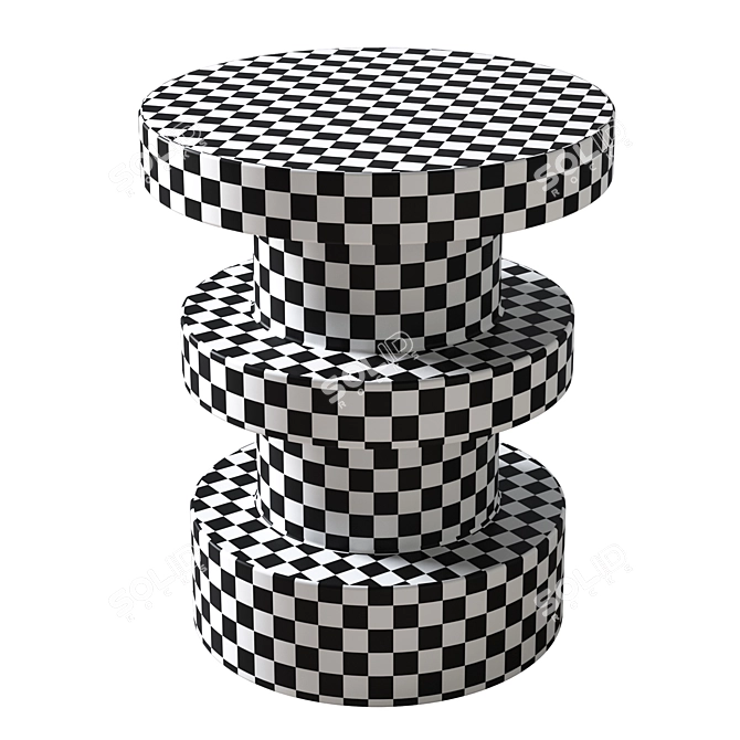 Modern Bit Stool: Stylish Seating 3D model image 7