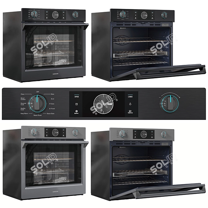 Samsung Kitchen Appliance Collection 3D model image 6