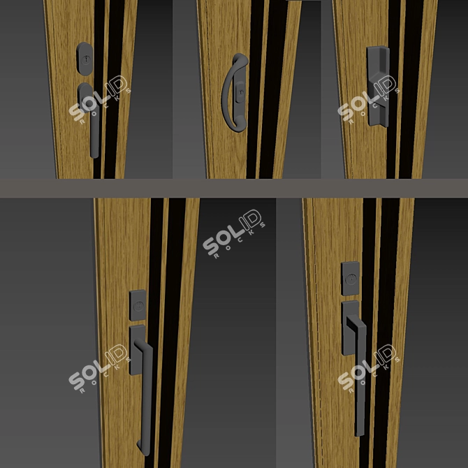 Versatile Sliding Door V2 Kit 3D model image 5