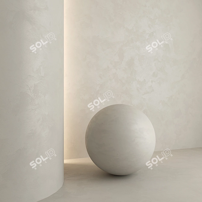 Decorative Plaster 3D Model 3D model image 2