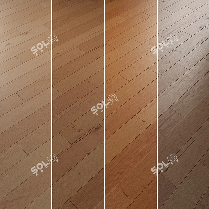 Oak Parquet 080 Collection 3D model image 5