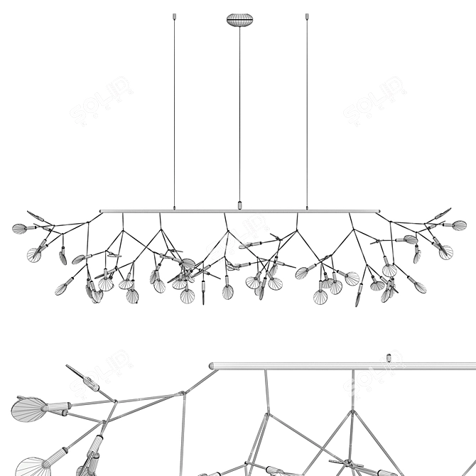 Modern Linear Lighting Essential 3D model image 4