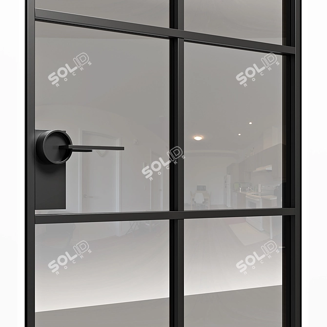 Modern Volhovec Doors Collection: ALPL040 3D model image 4