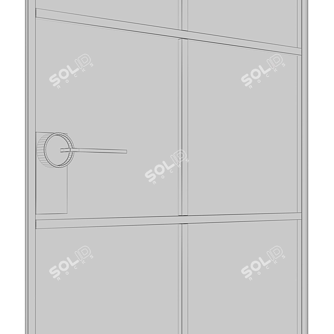 Modern Volhovec Doors Collection: ALPL040 3D model image 5