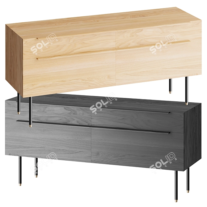 Stacking High Side Table 3D model image 1